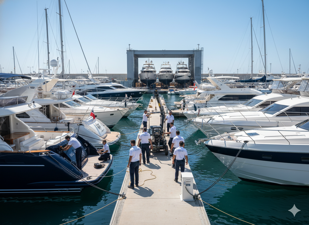 Professional yacht maintenance